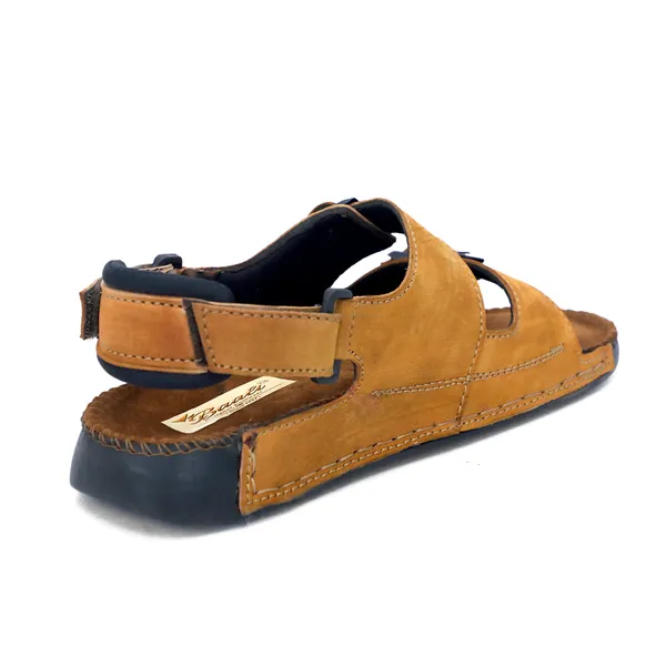 Tan_Suede_Leather_Double_Buckle_Strap_Sandals_For_Men