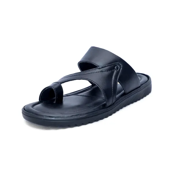 Black_Softie_Leather_Open_Toe_Strap_Sandals_For_Men