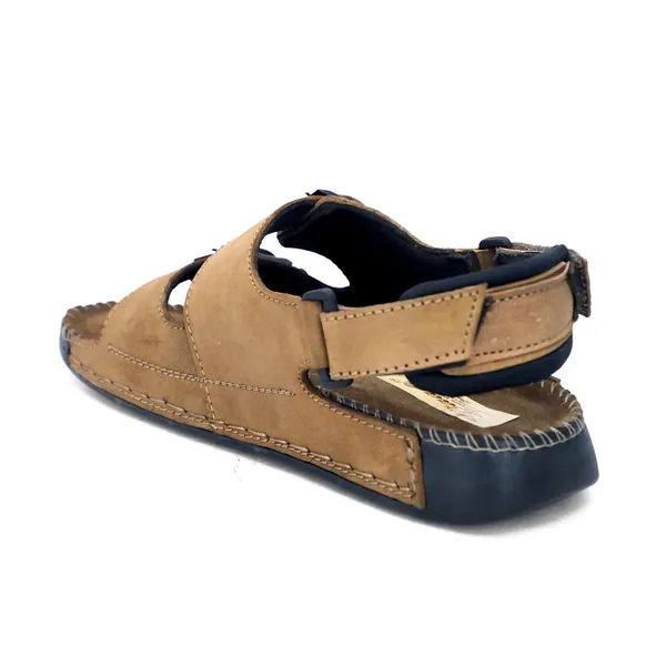 Brown_Suede_Leather_Triple_Buckle_Strap_Sandals_For_Men