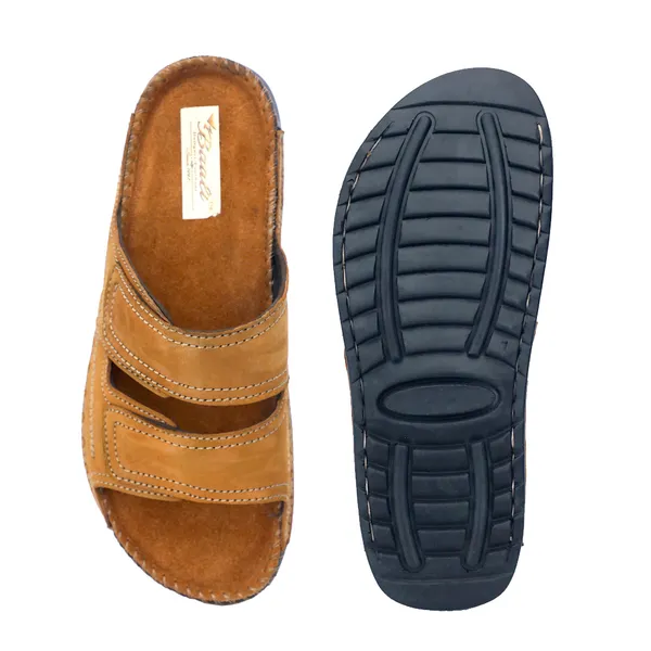 Brown_Suede_Leather_Open_Toe_Two_Strap_Sandals_For_Men