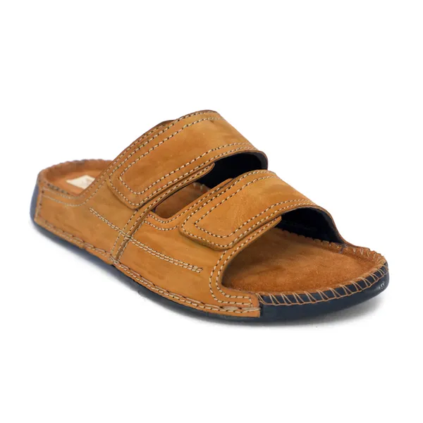 Brown_Suede_Leather_Open_Toe_Two_Strap_Sandals_For_Men