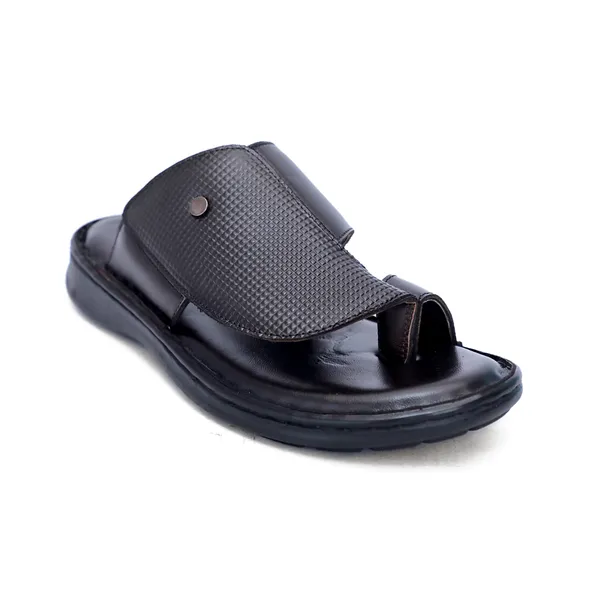 Black_Softie_Leather_Slip_On_Orthopedic_Sandals_For_Men