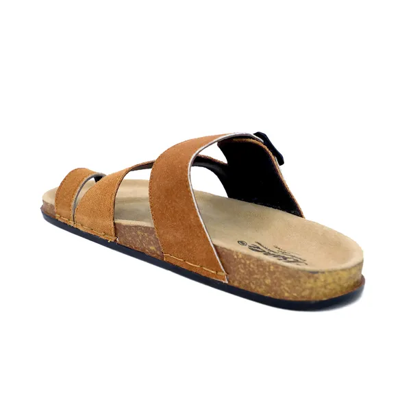 Brown_Suede_Leather_Multi_Strap_Cork_Footbed_Sandals_For_Men