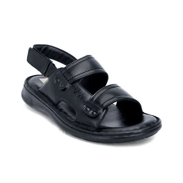 Black_Softie_Leather_Adjustable_Back_Strap_Orthopedic_Sandals_For_Men