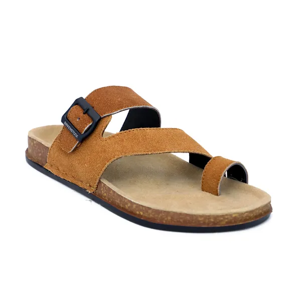Brown_Suede_Leather_Multi_Strap_Cork_Footbed_Sandals_For_Men
