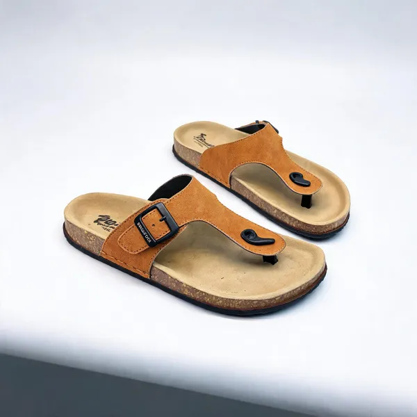 Brown_Suede_Leather_Cork_Footbed_Toe_Post_Sandals_For_Men
