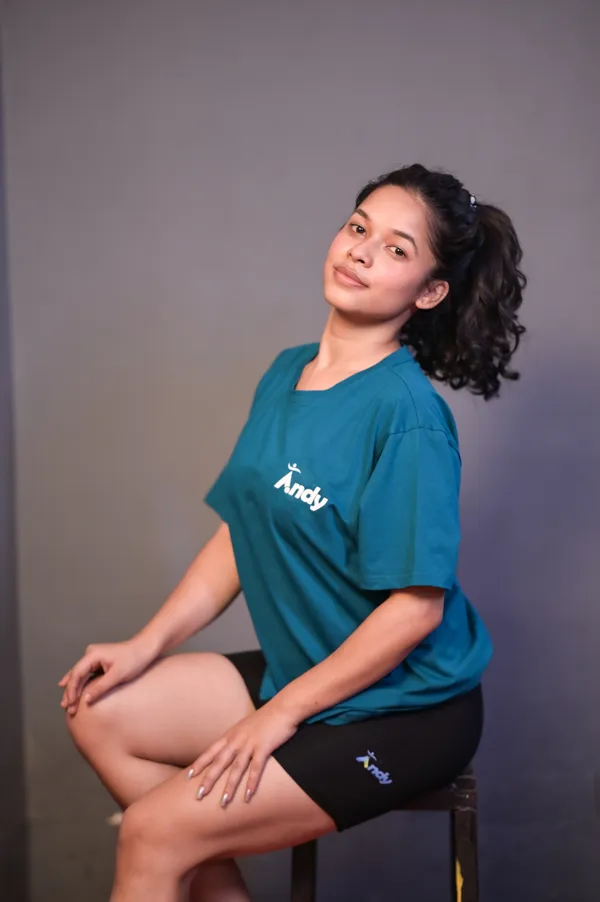Teal_Loose_Fit_T-Shirt_for_Women