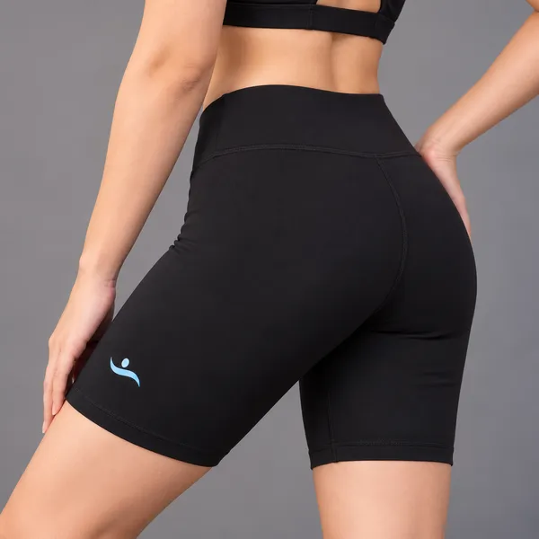 Black_Bamboo_Activewear_Sports_Short_For_Women