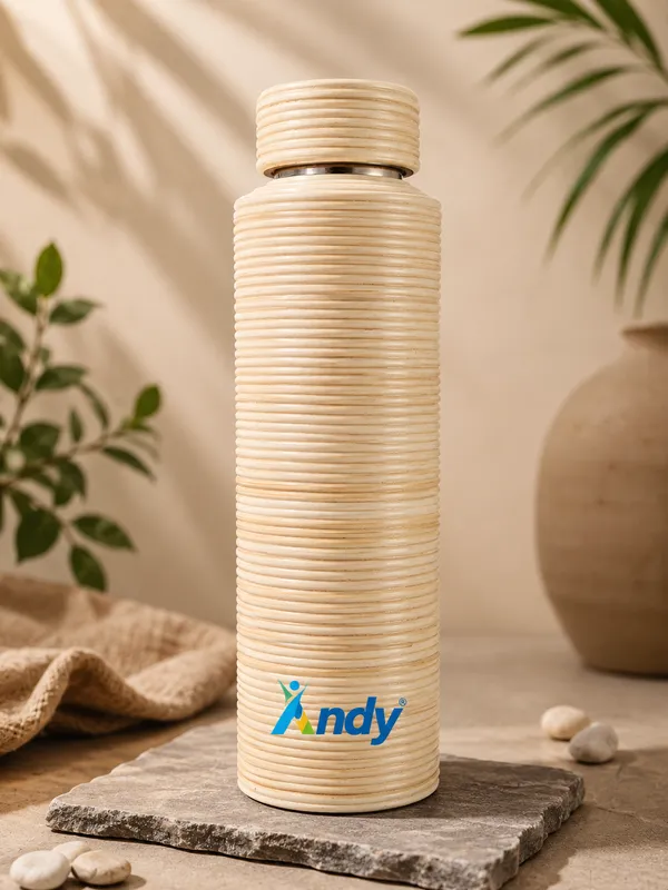 Cream_Ribbed_Water_Bottle