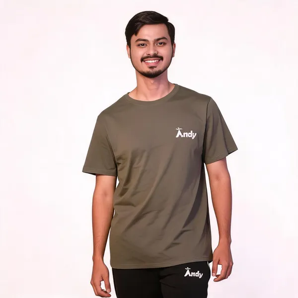 Olive_Cotton_Regular_Fit_T-Shirt_For_Unisex