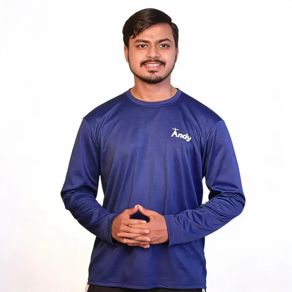 Blue_Cotton_Lycra_Sports_T-Shirt_And_Shorts_Set_For_Men