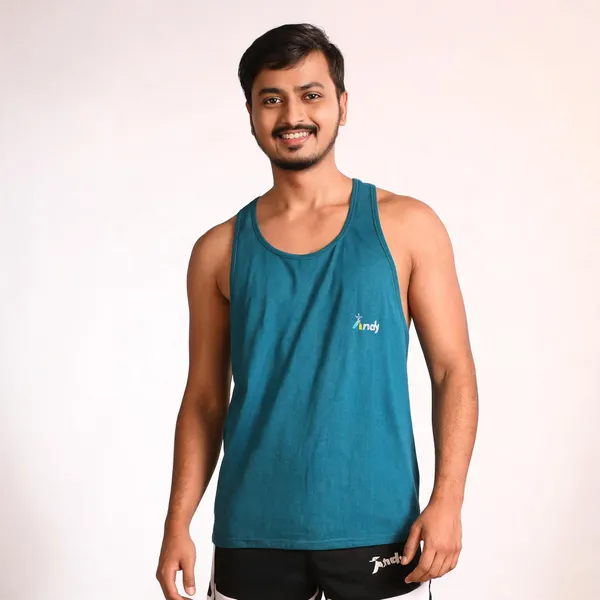 Blue_Cotton_Lycra_Regular_Fit_Tank_Top_For_Men