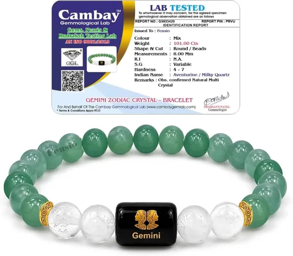 Fensio_Gemini_Zodiac_Crystal_Bracelet_With_Lab_Certificate