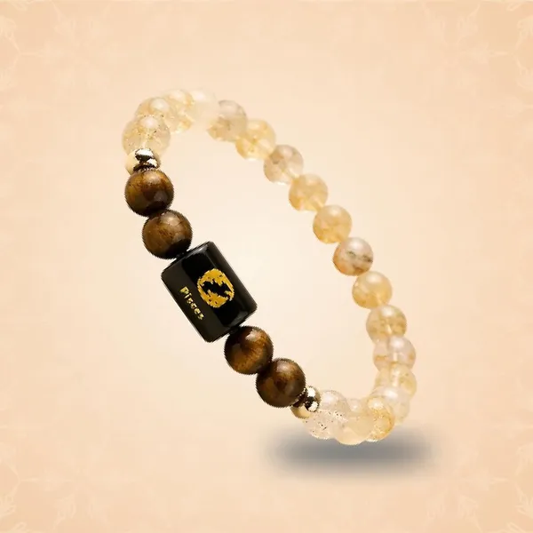 Pisces_Zodiac_Natural_Multi_Stone_Bracelet_With_Certificate