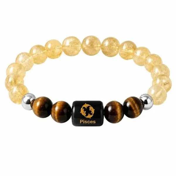 Pisces_Zodiac_Natural_Multi_Stone_Bracelet_With_Certificate