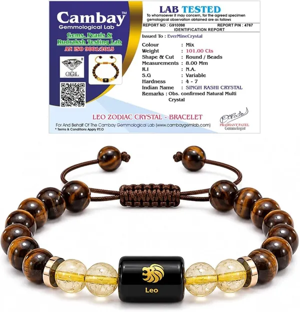 Fensio_Leo_Zodiac_Crystal_Bracelet_With_Lab_Certificate