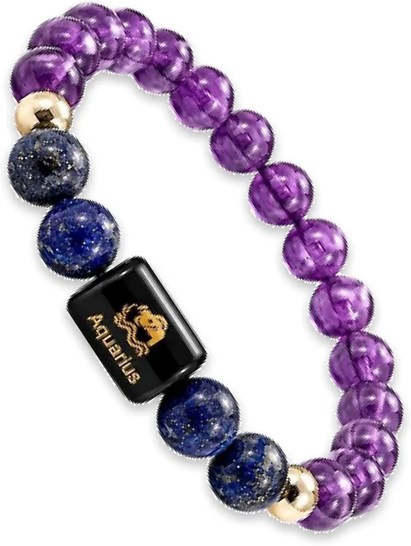Aquarius_Zodiac_Crystal_Bracelet_With_Amethyst_Lapis_Lazuli