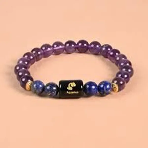 Aquarius_Zodiac_Crystal_Bracelet_With_Amethyst_Lapis_Lazuli