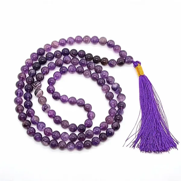 Purple_Amethyst_Stone_108_Bead_Mala_Necklace_For_Unisex