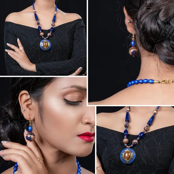 Product_Summary_Beadnest_Tibetan_Pendant_Necklace_Jewellery_Set_For_Women_Girls_Traditional_Afghani_Necklace_With_Tribal_Boho_Style_Earrings_In_Multicolor_Beads_Hook_Lock_Wedding_Retro_Vintage_Fashion_Wear