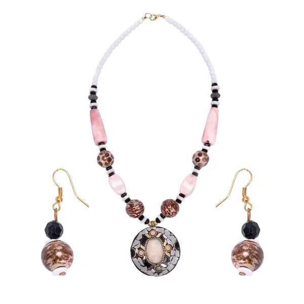 Product_Summary_Beadnest_Tibetan_Pendant_Necklace_Jewellery_Set_For_Women_Girls_Traditional_Afghani_Necklace_With_Tribal_Boho_Style_Earrings_In_Multicolor_Beads_Hook_Lock_Wedding_Retro_Vintage_Fashion_Wear