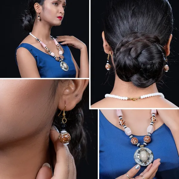 Product_Summary_Beadnest_Tibetan_Pendant_Necklace_Jewellery_Set_For_Women_Girls_Traditional_Afghani_Necklace_With_Tribal_Boho_Style_Earrings_In_Multicolor_Beads_Hook_Lock_Wedding_Retro_Vintage_Fashion_Wear