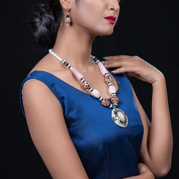 Product_Summary_Beadnest_Tibetan_Pendant_Necklace_Jewellery_Set_For_Women_Girls_Traditional_Afghani_Necklace_With_Tribal_Boho_Style_Earrings_In_Multicolor_Beads_Hook_Lock_Wedding_Retro_Vintage_Fashion_Wear