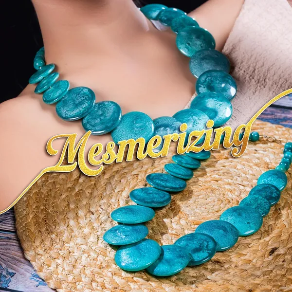 Multicolor_Beaded_Statement_Necklace_For_Women_And_Girls_Oval_Shaped_Large_Round_Bead_Vintage_Jewellery_Retro_Boho_Trendy_Fashion_Wedding_Celebratory_Beach_Wear_For_Ladies_Gifting