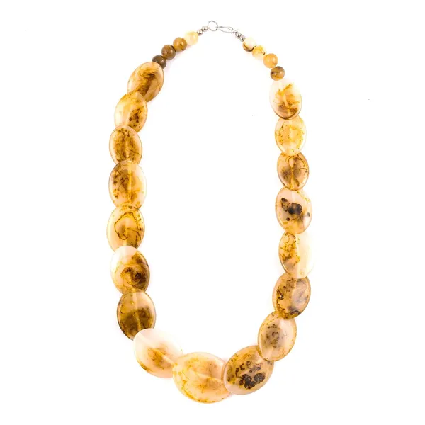 Multicolor_Beaded_Statement_Necklace_For_Women_And_Girls_Oval_Shaped_Large_Round_Bead_Vintage_Jewellery_Retro_Boho_Trendy_Fashion_Wedding_Celebratory_Beach_Wear_For_Ladies_Gifting
