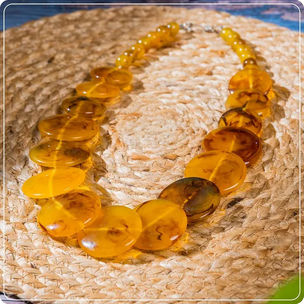 Multicolor_Beaded_Statement_Necklace_For_Women_And_Girls_Oval_Shaped_Large_Round_Bead_Vintage_Jewellery_Retro_Boho_Trendy_Fashion_Wedding_Celebratory_Beach_Wear_For_Ladies_Gifting