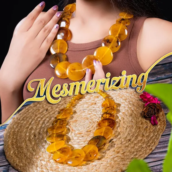 Multicolor_Beaded_Statement_Necklace_For_Women_And_Girls_Oval_Shaped_Large_Round_Bead_Vintage_Jewellery_Retro_Boho_Trendy_Fashion_Wedding_Celebratory_Beach_Wear_For_Ladies_Gifting