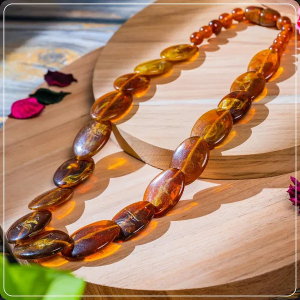 Multicolor_Beaded_Statement_Necklace_For_Women_And_Girls_Oval_Shaped_Large_Round_Bead_Vintage_Jewellery_Retro_Boho_Trendy_Fashion_Wedding_Celebratory_Beach_Wear_For_Ladies_Gifting