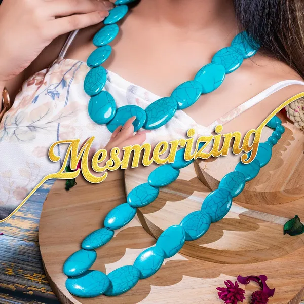 Multicolor_Beaded_Statement_Necklace_For_Women_And_Girls_Oval_Shaped_Large_Round_Bead_Vintage_Jewellery_Retro_Boho_Trendy_Fashion_Wedding_Celebratory_Beach_Wear_For_Ladies_Gifting