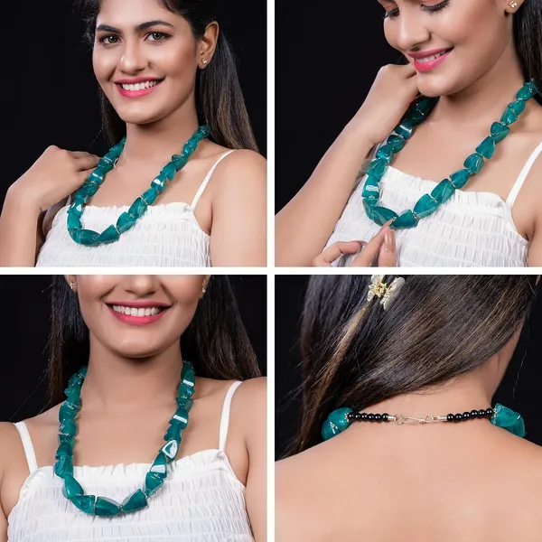 Bead_Necklace_For_Women_Girls_Lightweight_Statement_Ethnic_Jewellery_With_Geometric_Dice_Tumble_Shaped_Beads_Everyday_Wear_Fashion_Neckpiece_For_Styling_Gifting