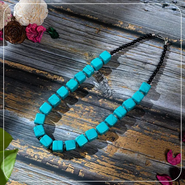 Bead_Necklace_For_Women_Girls_Lightweight_Statement_Ethnic_Jewellery_With_Geometric_Dice_Tumble_Shaped_Beads_Everyday_Wear_Fashion_Neckpiece_For_Styling_Gifting