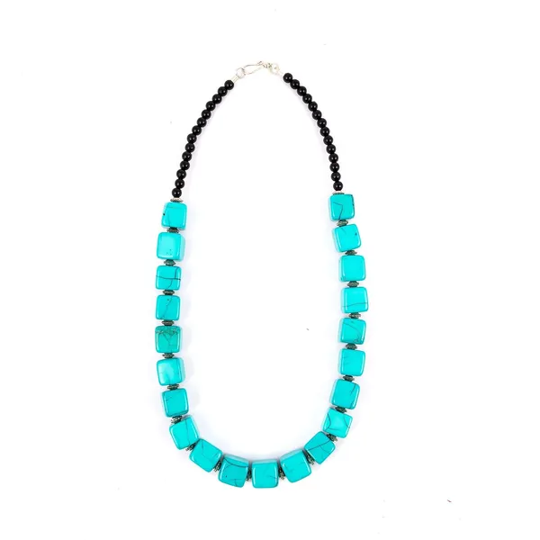 Bead_Necklace_For_Women_Girls_Lightweight_Statement_Ethnic_Jewellery_With_Geometric_Dice_Tumble_Shaped_Beads_Everyday_Wear_Fashion_Neckpiece_For_Styling_Gifting