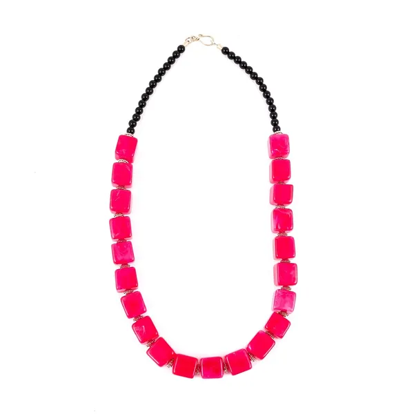 Bead_Necklace_For_Women_Girls_Lightweight_Statement_Ethnic_Jewellery_With_Geometric_Dice_Tumble_Shaped_Beads_Everyday_Wear_Fashion_Neckpiece_For_Styling_Gifting
