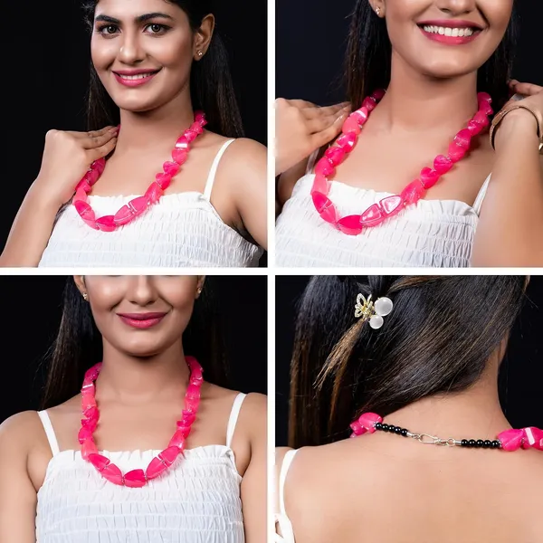 Bead_Necklace_For_Women_Girls_Lightweight_Statement_Ethnic_Jewellery_With_Geometric_Dice_Tumble_Shaped_Beads_Everyday_Wear_Fashion_Neckpiece_For_Styling_Gifting