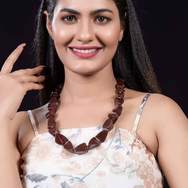 Bead_Necklace_For_Women_Girls_Lightweight_Statement_Ethnic_Jewellery_With_Geometric_Dice_Tumble_Shaped_Beads_Everyday_Wear_Fashion_Neckpiece_For_Styling_Gifting