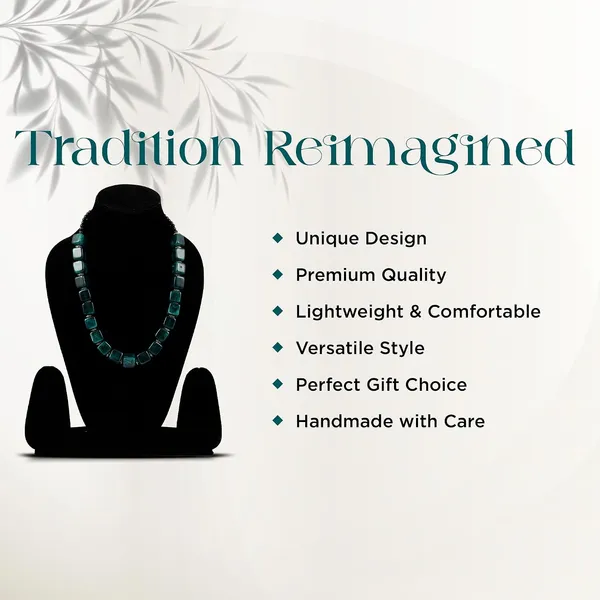 Bead_Necklace_For_Women_Girls_Lightweight_Statement_Ethnic_Jewellery_With_Geometric_Dice_Tumble_Shaped_Beads_Everyday_Wear_Fashion_Neckpiece_For_Styling_Gifting