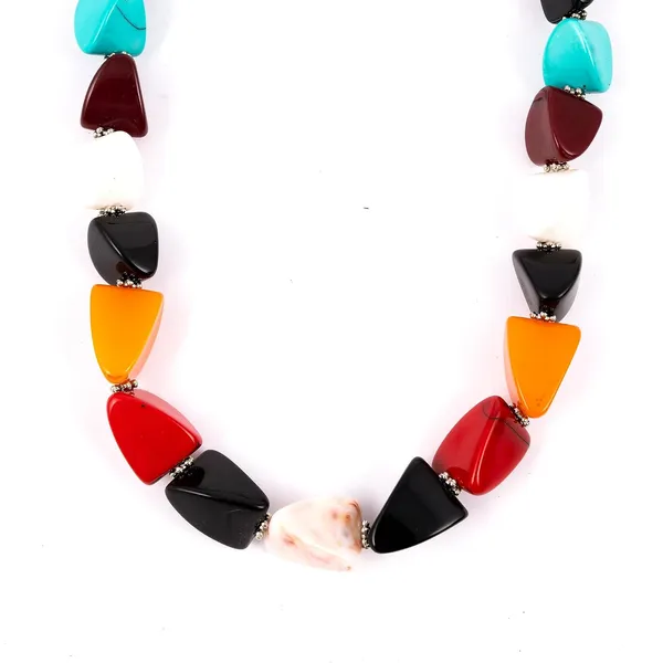 Bead_Necklace_For_Women_Girls_Lightweight_Statement_Ethnic_Jewellery_With_Geometric_Dice_Tumble_Shaped_Beads_Everyday_Wear_Fashion_Neckpiece_For_Styling_Gifting