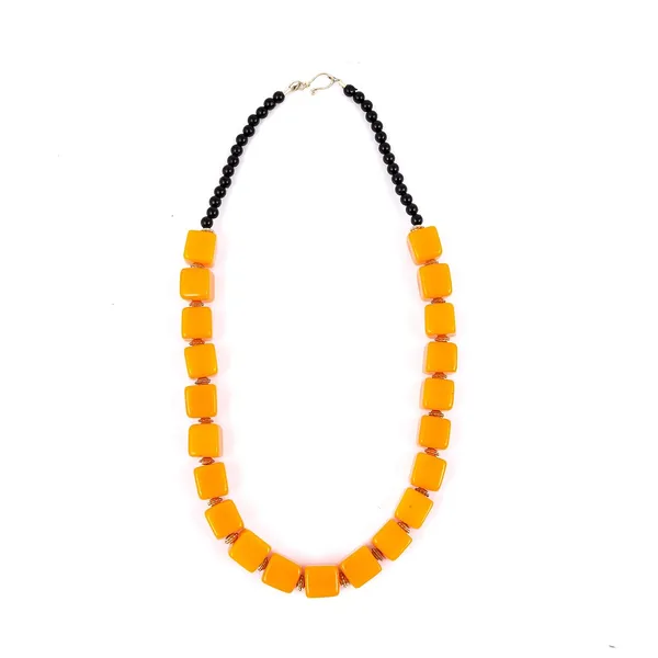 Bead_Necklace_For_Women_Girls_Lightweight_Statement_Ethnic_Jewellery_With_Geometric_Dice_Tumble_Shaped_Beads_Everyday_Wear_Fashion_Neckpiece_For_Styling_Gifting