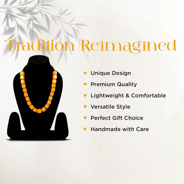 Bead_Necklace_For_Women_Girls_Lightweight_Statement_Ethnic_Jewellery_With_Geometric_Dice_Tumble_Shaped_Beads_Everyday_Wear_Fashion_Neckpiece_For_Styling_Gifting