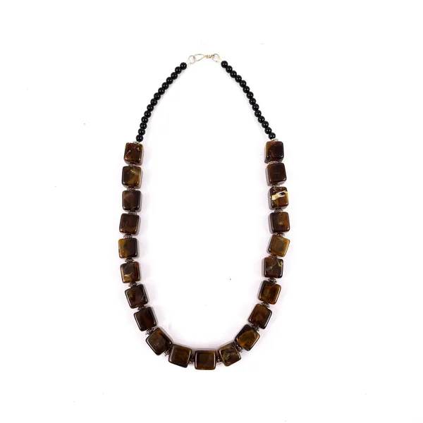 Bead_Necklace_For_Women_Girls_Lightweight_Statement_Ethnic_Jewellery_With_Geometric_Dice_Tumble_Shaped_Beads_Everyday_Wear_Fashion_Neckpiece_For_Styling_Gifting