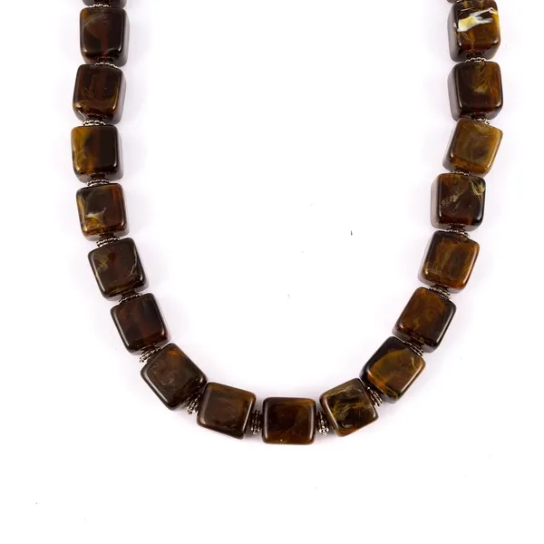 Bead_Necklace_For_Women_Girls_Lightweight_Statement_Ethnic_Jewellery_With_Geometric_Dice_Tumble_Shaped_Beads_Everyday_Wear_Fashion_Neckpiece_For_Styling_Gifting