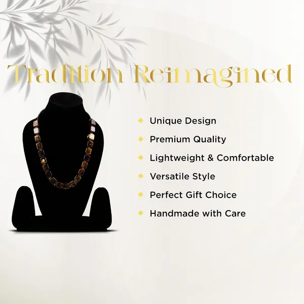 Bead_Necklace_For_Women_Girls_Lightweight_Statement_Ethnic_Jewellery_With_Geometric_Dice_Tumble_Shaped_Beads_Everyday_Wear_Fashion_Neckpiece_For_Styling_Gifting