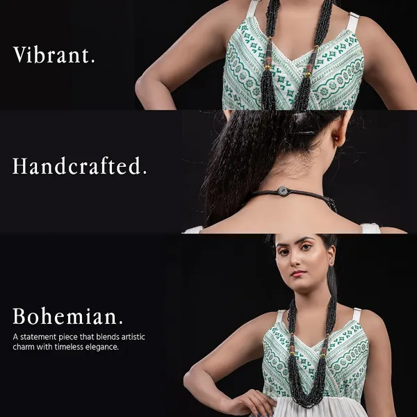Multi_Strand_Dual_Tube_Seed_Beaded_Necklace_For_Women_Girl_Statement_Layered_Design_Lightweight_Long_Neckpiece_Button_Clasp_Closure_Contemporary_Ethnic_Fashion_Jewelry_For_Styling_Gifting
