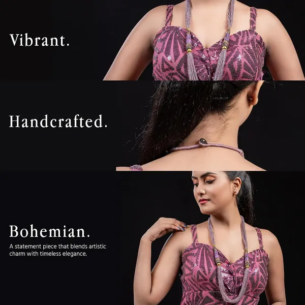 Multi_Strand_Dual_Tube_Seed_Beaded_Necklace_For_Women_Girl_Statement_Layered_Design_Lightweight_Long_Neckpiece_Button_Clasp_Closure_Contemporary_Ethnic_Fashion_Jewelry_For_Styling_Gifting
