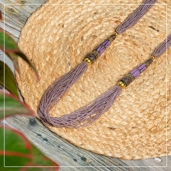 Multi_Strand_Dual_Tube_Seed_Beaded_Necklace_For_Women_Girl_Statement_Layered_Design_Lightweight_Long_Neckpiece_Button_Clasp_Closure_Contemporary_Ethnic_Fashion_Jewelry_For_Styling_Gifting