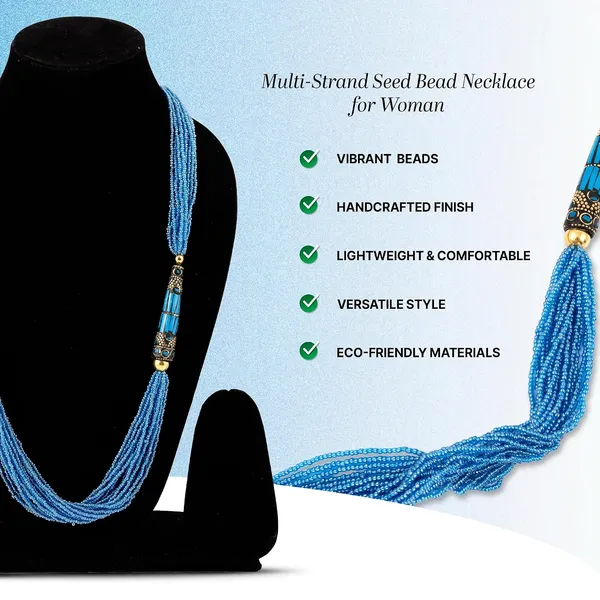 Multi_Strand_Dual_Tube_Seed_Beaded_Necklace_For_Women_Girl_Statement_Layered_Design_Lightweight_Long_Neckpiece_Button_Clasp_Closure_Contemporary_Ethnic_Fashion_Jewelry_For_Styling_Gifting